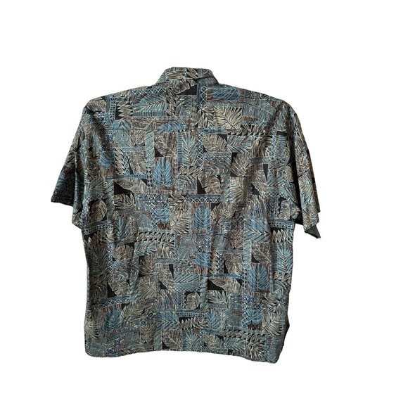 Tori Richards Men's Hawaiian Button Up Short Sleeve Shirt SZ L - Picture 2 of 8